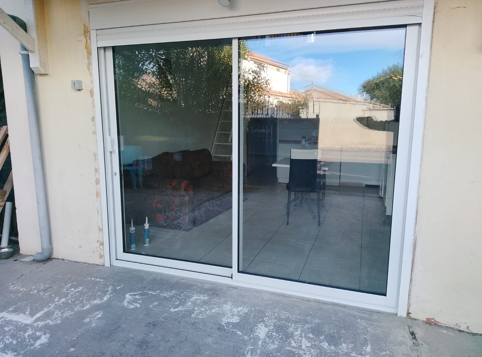08/12/2025 Changement  d'un coulissant 2 vantaux en aluminium 