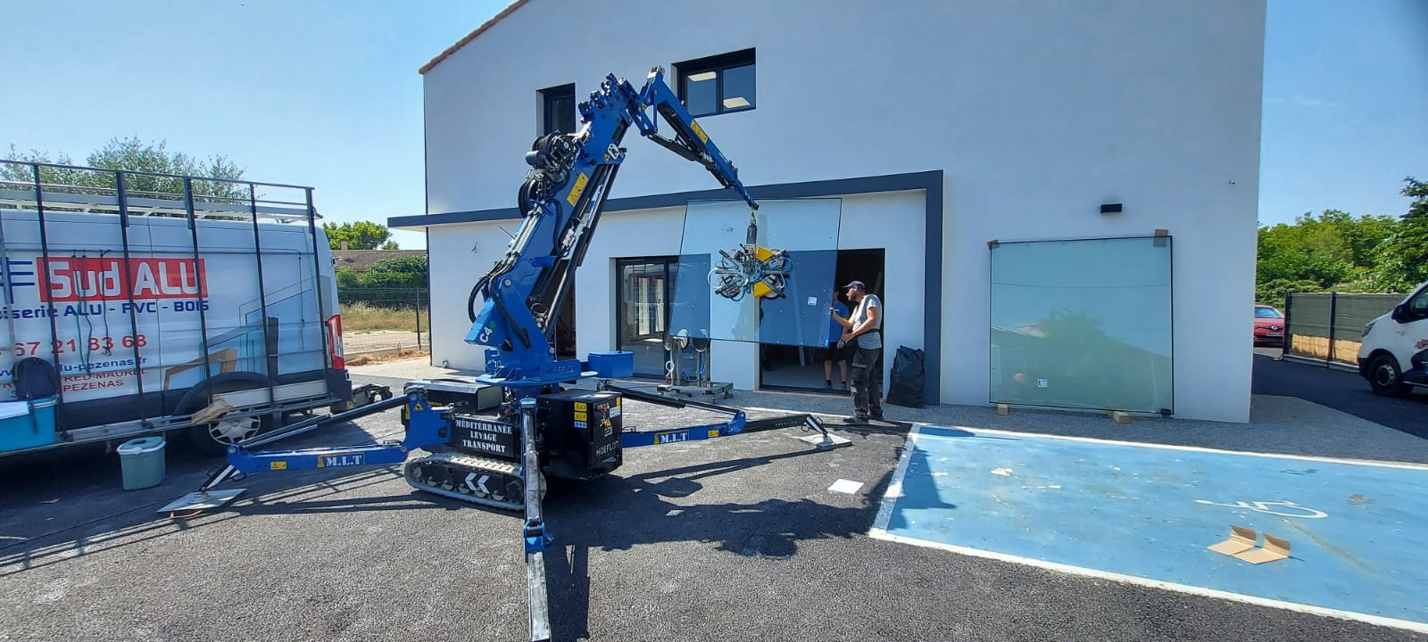 18/07/2025 Pose d un chassis fixe aluminium 